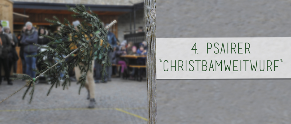 Christbamweitwurf