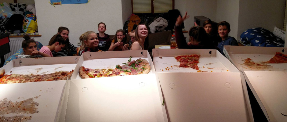 Übernachtungsparty